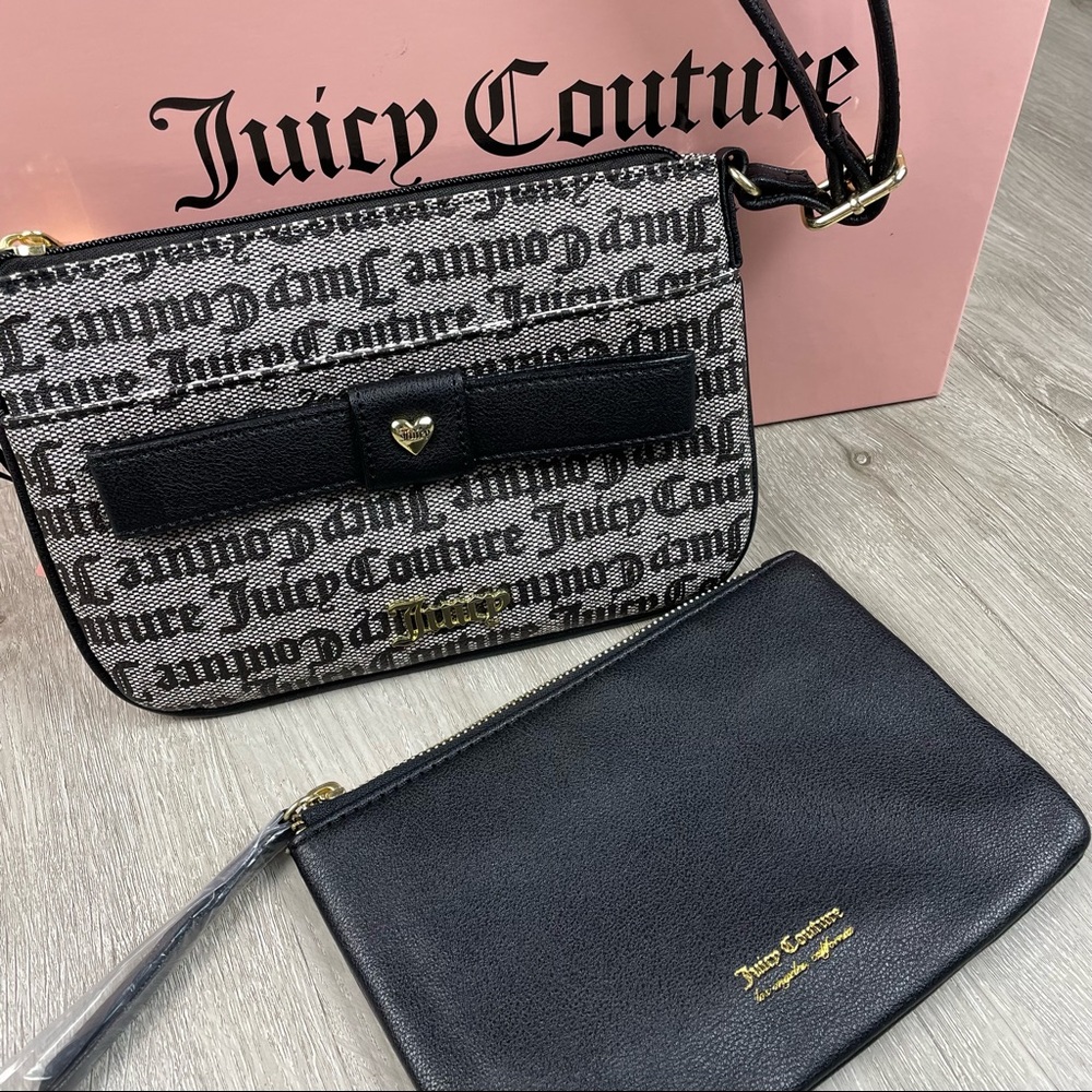 Juicy Couture Gothic Stat Peek A Bow Crossbody - Picture 4 of 7